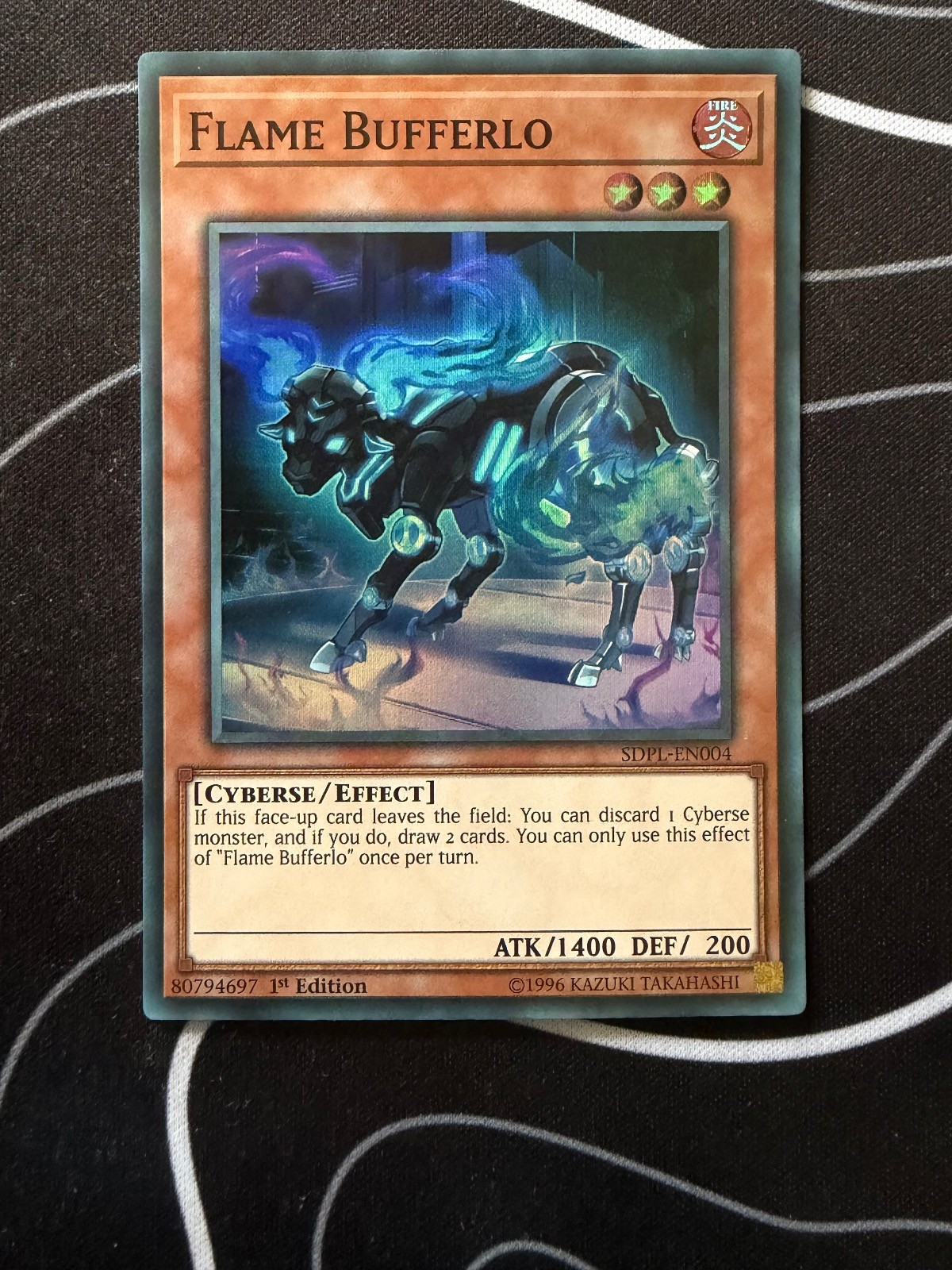 Flame Bufferlo SDPL-EN004 Structure Deck: Powercode Link Yu-Gi-Oh 1st Edition NM