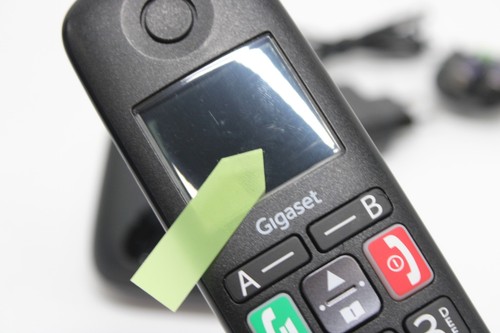 Gigaset E290E - Single Senioren DECT telefoon - Zwart - Zdjęcie 3 z 3