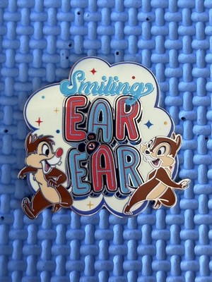 Chip & Dale - Smiling Ear to Ear - Best Day Ever Booster Disney Pin
