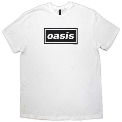 Oasis T-Shirt, kurzärmlig, Herren, Baumwolle, Rundhalsausschnitt, Decca-Logo