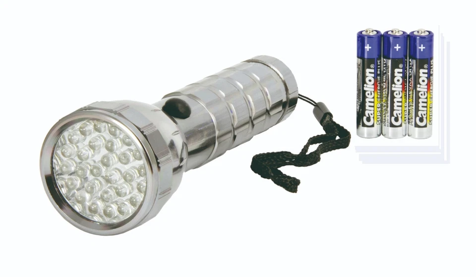 Linterna diaria con 28 LED potentes. Compacta y brillante. Incluye 3 pilas AAA - Imagen 2 de 2