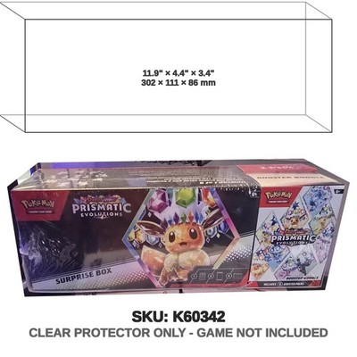 Protector For The Pokemon Company Pokemon Prismatic Evolutions Sam's Club Bun...