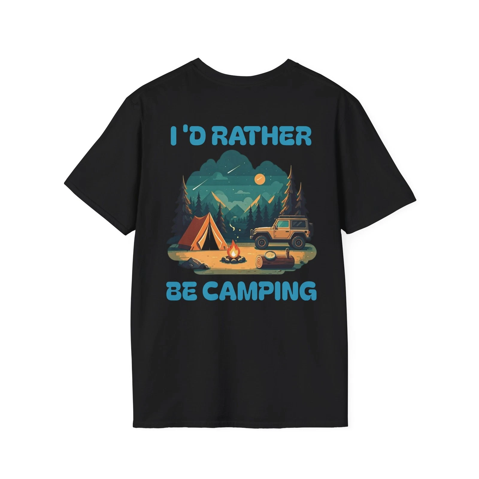 Dirt Life "I'd Rather Be Camping" Softstyle T-Shirt