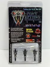 1 Pack of 3 Black Mamba Broadheads - 100 Grain - 1-1/16" Dia New unopened