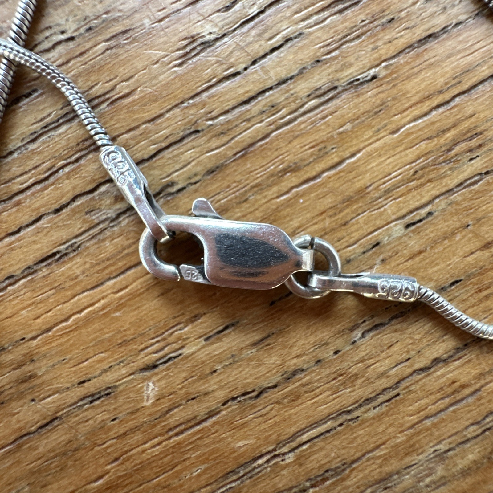 Hallmarked Solid Sterling Silver Natural Green Ba… - image 10