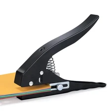 Hole Punch,Heavy Duty Hole Puncher Single,Paper Punch Portable Hand Held Long...