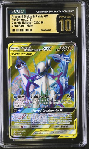 Arceus & Dialga & Palkia-GX graded CGC 10 for sale on eBay