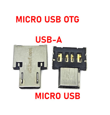2x Adapter OTG USB A to MICRO USB Stecker USB A zu Micro USB Adapter  MINI OTG