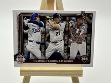 Topps 2025 Series 1 National League RBI Leaders Ohtani Adames Machado #86