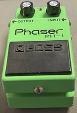 Boss PH-1 Phaser Made in Japan Silver Screw Skelton Switch Working #7700