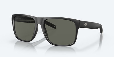 Costa Del Mar Sunglasses SPEARO XL Matte Black / Gray POLARIZED Glass 580G Lens