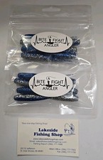 2 PACKS BITE & FIGHT ANGLER 3.5" FLICKER FLUKE SOFT PLASTIC FISHING LURES