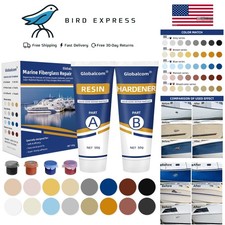 Fiberglass Boat Repair Kit Color Match Gel Co...