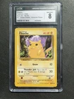 Pikachu Yellow Cheeks 058/102 - Base Set 1999 CGC 8