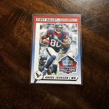 2024 Score First Ballot Hall Of Fame Andre Johnson #3 Houston Texans
