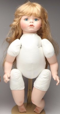 Michael Reid Numbered 74/600 Limited Blonde Blue Eyes Beautiful Doll Soft Body