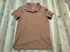 Goodfellow Shirt, Men's Size Small, Brown, Polo Shirt, Short Sleeve