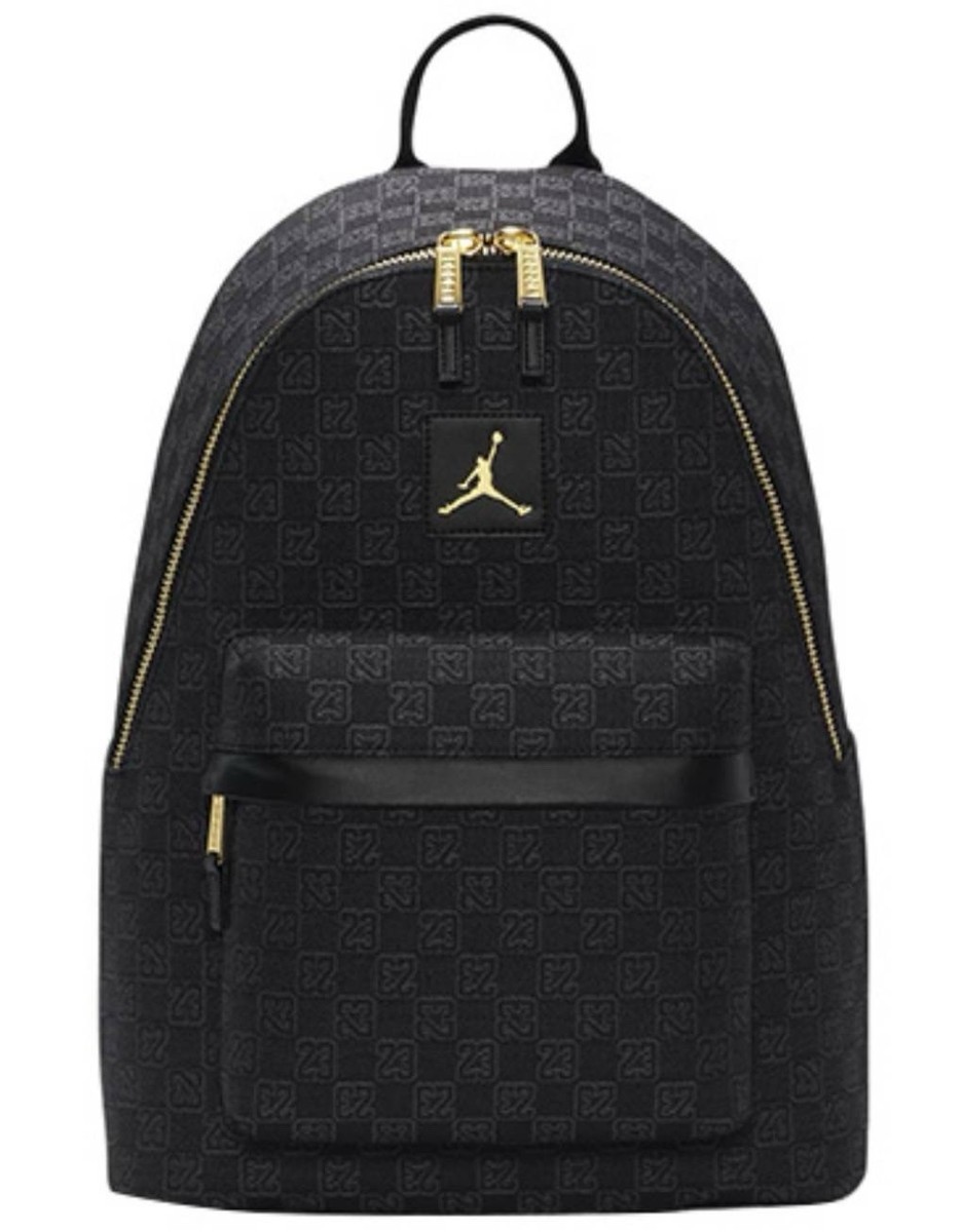 Jordan Backpack NIKE Jordan Monogram Black Gold New Including Tax
