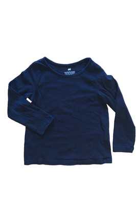 H&M Shirt Langarmshirt schwarz Gr. 98 / 104 unisex Kinderbekleidung