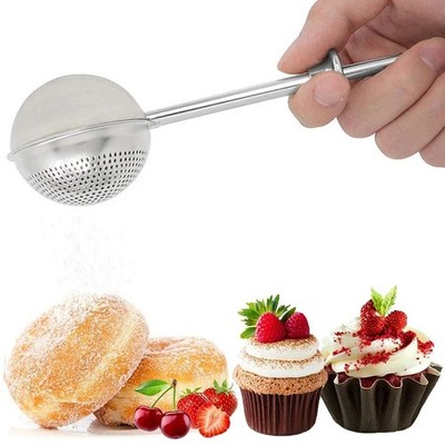 Long-Handle Tea  Infuser   Stainless Steel Reusable Strainer for Loose Leaf