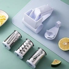 3-in-1 Rotary Cheese Grater Handheld Cutter for Butter Chocolate Kitchen Tool