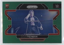 2022 Panini Prizm WWE Green Prizm Teoman #42 1b9b