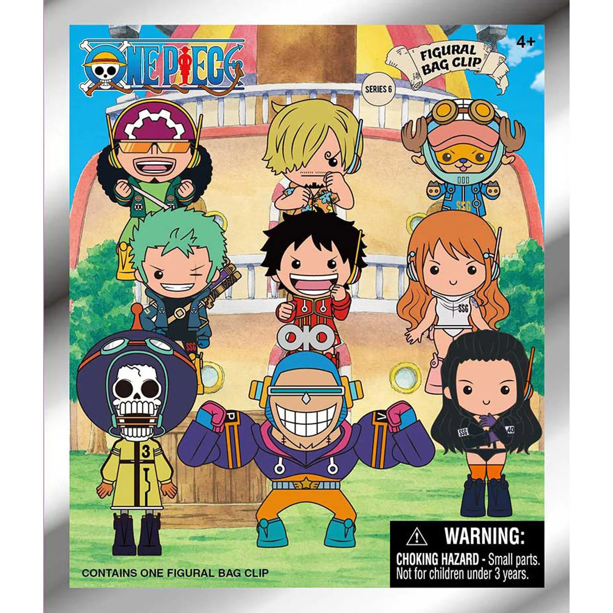 One Piece Series 6 3D Foam Bag Clip | eBay
