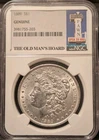 1889 Morgan Silver Dollar NGC Genuine Pawn Stars The Old Man's Hoard