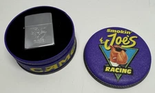 New 1994 Camel Smokin' Joe's Racing Zippo Lighter Chrome Unfired Vintage Genuine