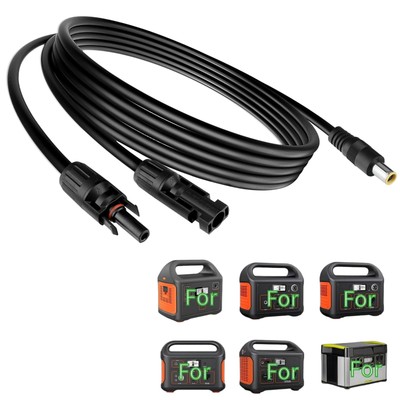 16.5FT Solar Panel to 8mm Adapter Cable for Goal zero Yeti Power