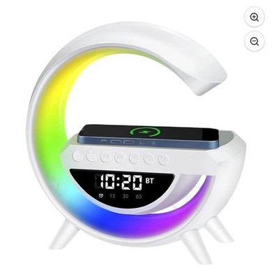 BT- 3401 Wireless BT Speakers with Fast Charging, Alarm Clock, LED