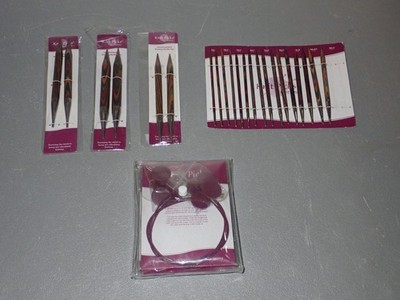 Knitpicks Options Rainbow Interchangeable Circular Needles Sizes 4-10.5 13 15 17