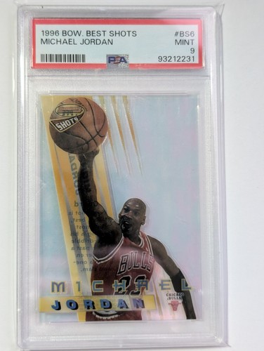 1996 Topps Bowman’s Best Shots Michael Jordan #BS6 PSA 9 MINT 