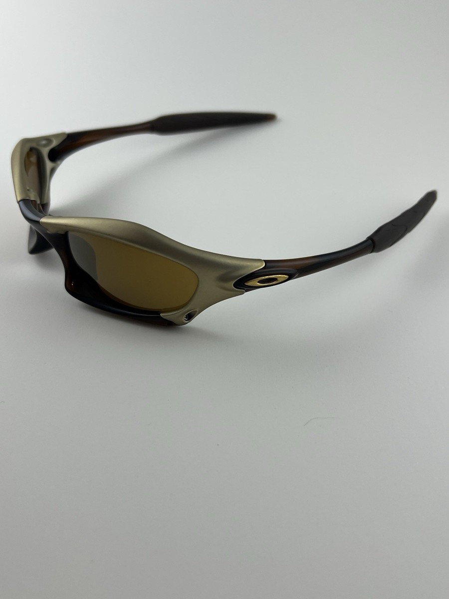 Oakley Splice Platinum Rootbeer Frame Gold Iridium Lens 03