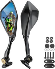 Ninja 300 400 500 ZX6R ABS Adjustable Rotating Motorcycle Side Rear View Mirrors