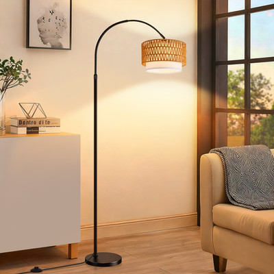 E27 Stehlampe Wohnzimmer Stehleuchte Design Bogenlampe Leselampe Standleuchte