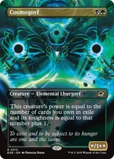 Foil - Cosmogoyf (Borderless) - 313 - Edge of Eternities - NM