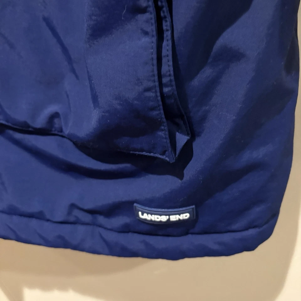 Chaqueta con Capucha Parka de Invierno Aislada Impermeable Lands End Squall para Mujer Talla 2X Foto 3 de 4