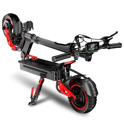 J15MAX 48v 18AH 1600W Electric Scooter For Adult 10''Off Road Fat Tires Speed sq