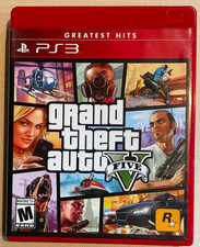 Grand Theft Auto V Sony PlayStation 3 PS3 Greatest Hits w/ Map Manual 1254