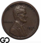 1926-S Lincoln Cent Wheat Penny, Semi-Key San Francisco Issue