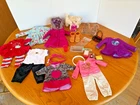 Large American Girl Doll 18" Mixed Lot of Clothes Accessories Shoes OG Other