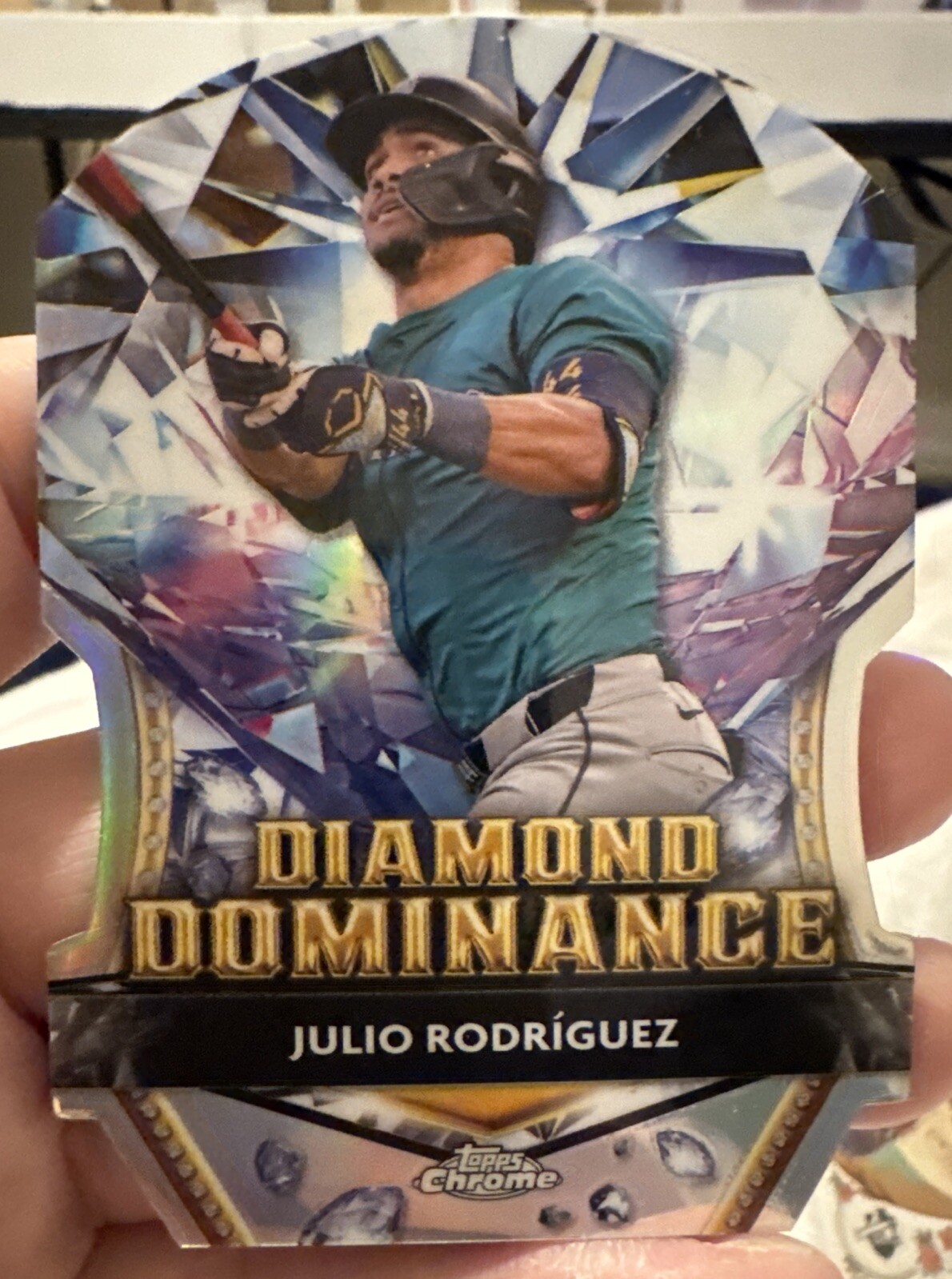 2024 TOPPS CHROME UPDATE JULIO RODRIGUEZ #DD-19 DIAMOND DOMINANCE SP MARINERS