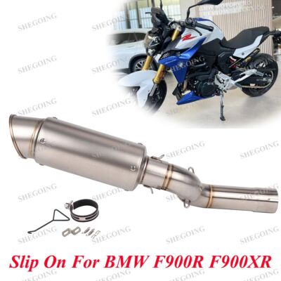 Slip On For BMW F900R F900XR 2020-2024 Exhaust Escape Moto Tube F900r Link Pipe