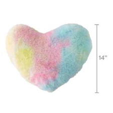 Parent's Choice Plush Tie-Dye Heart Shape Toddler Pillow, 1 count NEW WITH TAG