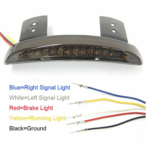 Rear Brake Tail Turn Signals Light Smoke Fits For Harley Sportster 2007-2012 - Picture 2 of 12
