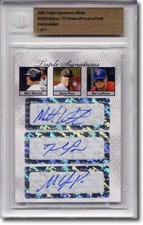 MATT WIETERS * DAVID PRICE * Matt LaPorta Autograph Rookie Auto BGS 1/1