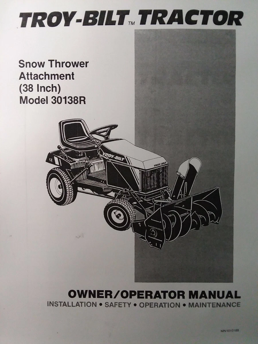 Troy bilt 2024 garden tractor