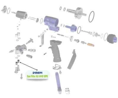 Graco FUSION FX FILTER KIT 40 MESH-10pk. (24R894)