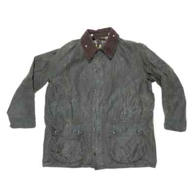 BARBOUR- A200 BORDER WAX COTTON JACKET Mint SAGE